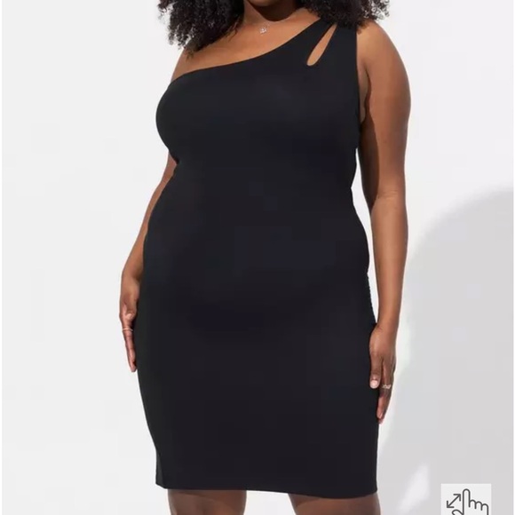 NWT Torrid One Shoulder Bodycon Dress - Picture 2 of 8